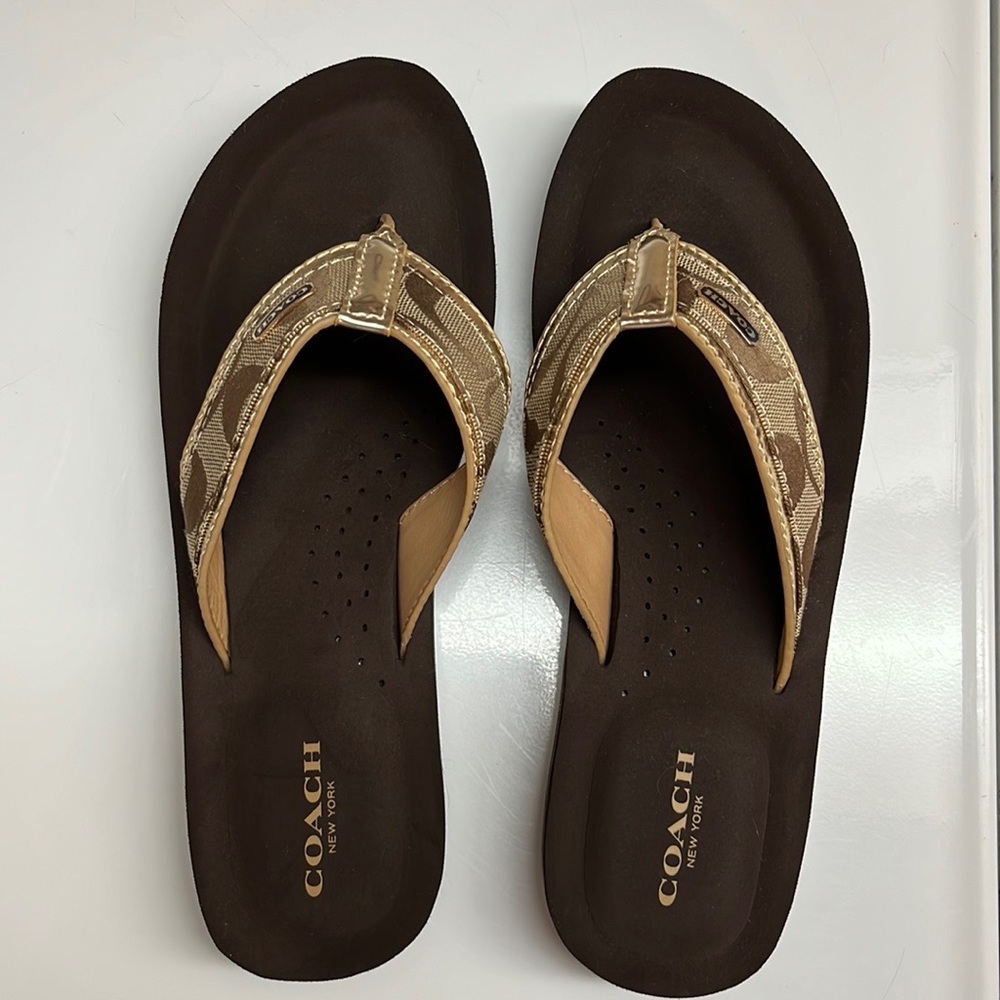 Coach Flip Flops